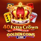 40 Extra Crown Classic Dice - Golden Coins Link